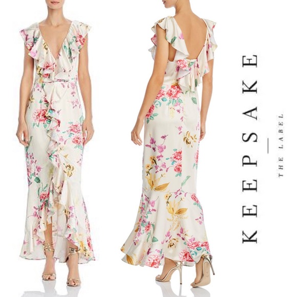 💖STUN KEEPSAKE SATIN LOVE ARROWS DRESS - Picture 4 of 15